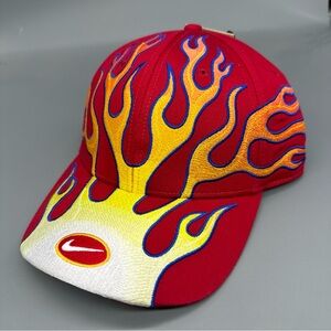 Nike Club Cap Structured OG Flame Gym Red Adjustable Hat HV6642-687 Size M/L NEW